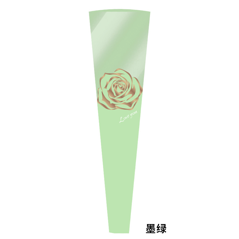 Envíe al maestro bricolaje pequeño ramo de papel de embalaje Papel de flores impermeable Papel de arte Día del maestro Papel de embalaje de ramo feliz