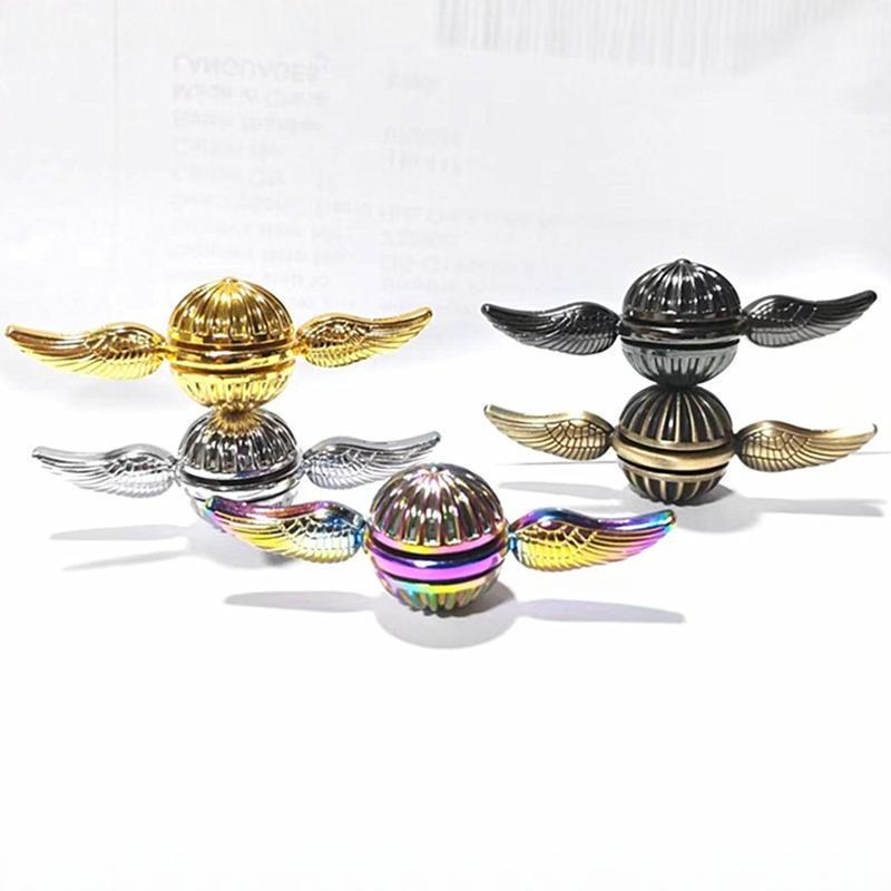 Fingertip gyro metal new colorful children's toys Harry Potter rotating Cupid European and American explosions Fingertip gyro metal new colorful children's toys Harry Potter rotating Cupid European and American explosions