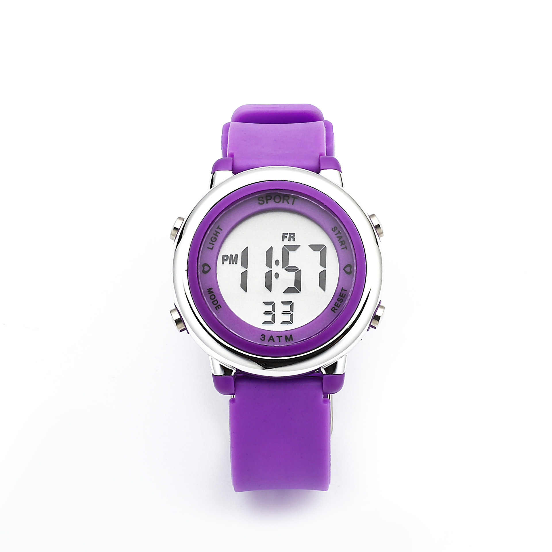 Color caramelo de los niños del estudiante reloj electrónico suministro transfronterizo de creativo de alto valor dial redondo niños relojes electrónicos al por mayor