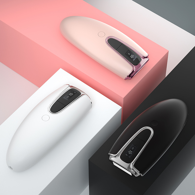 Aparelho profissional de depilação a luz pulsada intensa (IPL) com visor digital de 510K para uso doméstico, ideal para o corpo todo._voghion.com