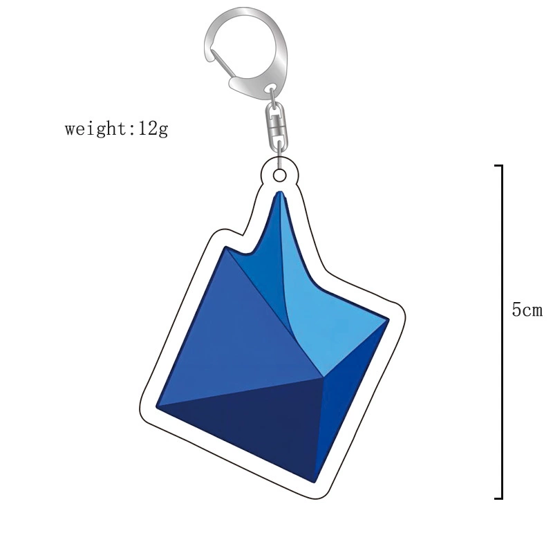 Anime Key Chain New Century First Machine pendant, EVA acrylic double-sided, multiple designs