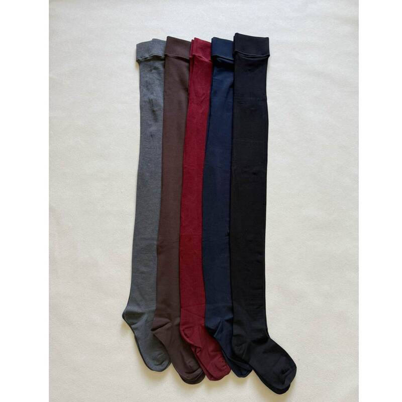 Early Autumn Thin Seamless Machine-Made Ultra-Fine Wool High-Waisted Tights with Slight Muscle Feel and Slimming Black Leggings