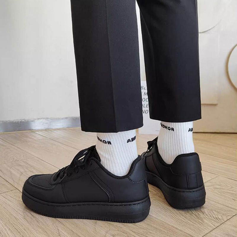 Ūdensizturīgs viss melns pretslīdēšanas virtuves darbs skriešana sporta mīkstas zoles restorāns viesnīca profesionāli apavi, sieviešu_voghion.com