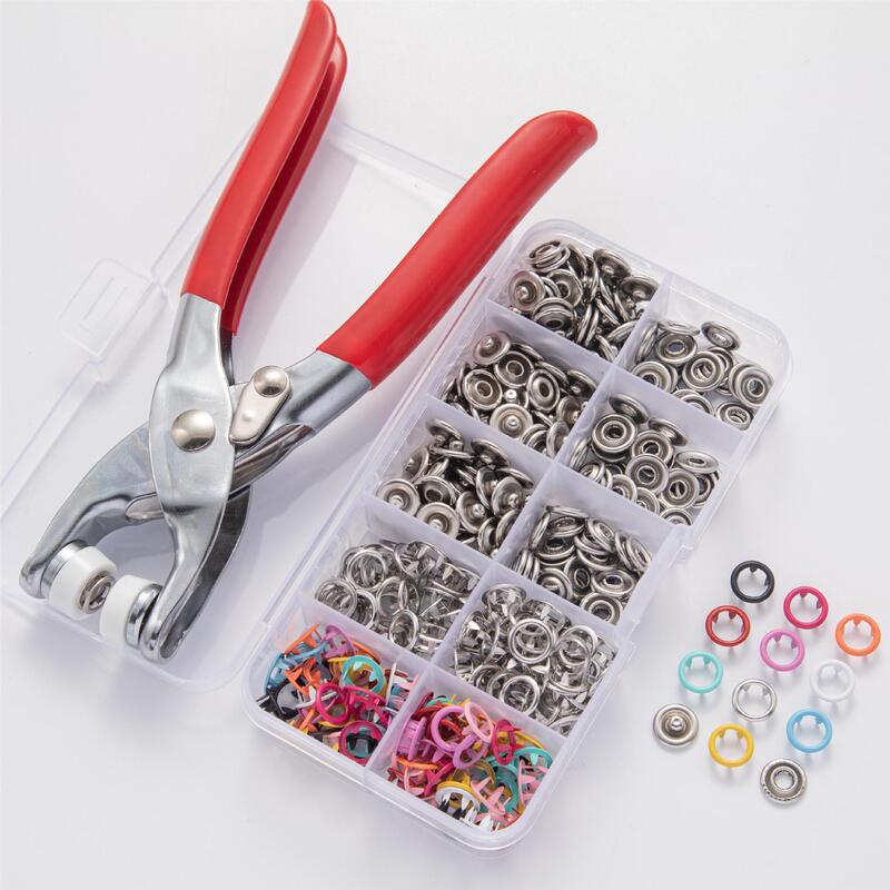 Hand-Pressed No-Sew Invisible Five-Prong Metal Colorful Installation Tool for Baby and Children's Clothing Buttons, Shirt Buttons, Hidden Buttons Hand-Pressed No-Sew Invisible Five-Prong Metal Colorful Installation Tool for Baby and Children's Clothing Buttons, Shirt Buttons, Hidden Buttons