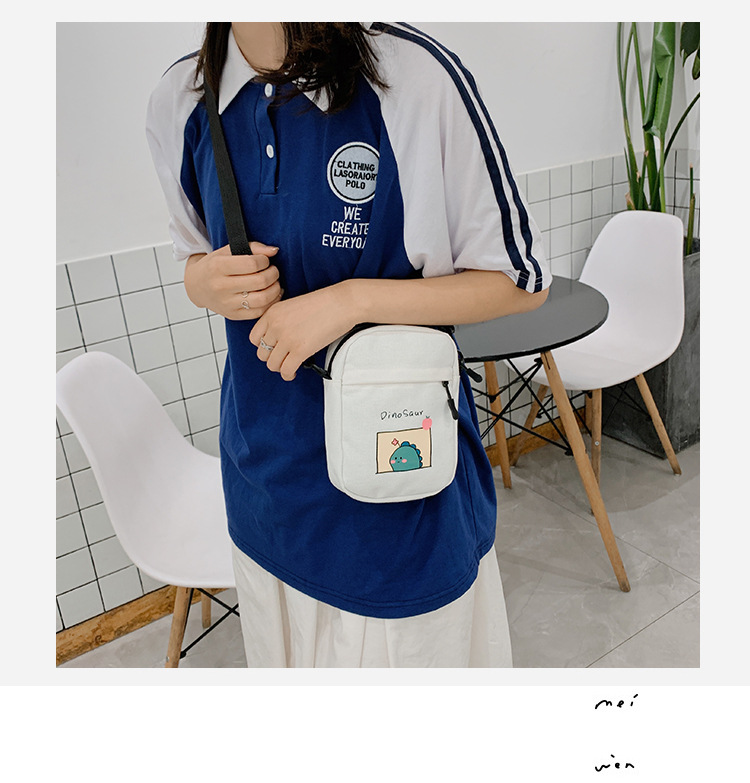 Summer small crossbody bag for girls, new small square crossbody bag for women, Japanese style small crossbody bag, casual retro style crossbody bag undefined