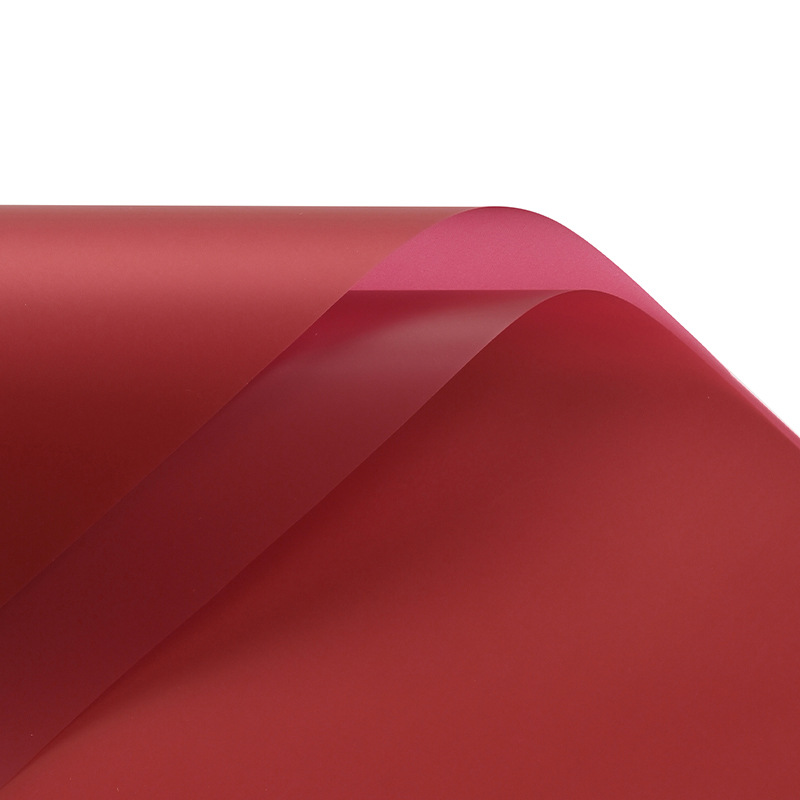 Embalaje de flores Papel de haz coreano Florería Ramo Material de embalaje Papel mate translúcido Papel liso coreano Papel de flores