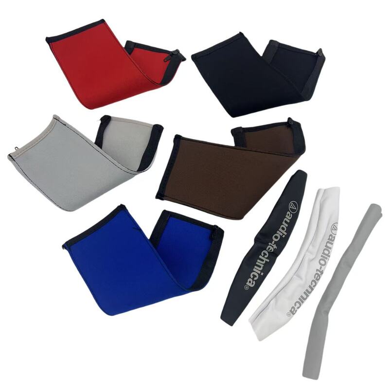 Suitable for iron triangle ATH-MSR7 headset headphone case M50X M40X WS1100is leather case protective case