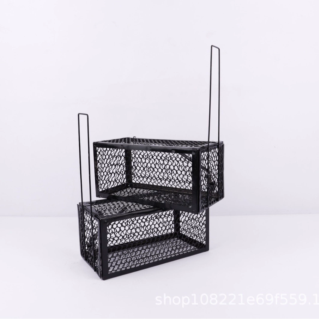 Бытовая высокочувствительная ловушка для уничтожения крыс в помещении для отпугивания больших мышей, ловушка для мышей, металлическая железная клетка на складе