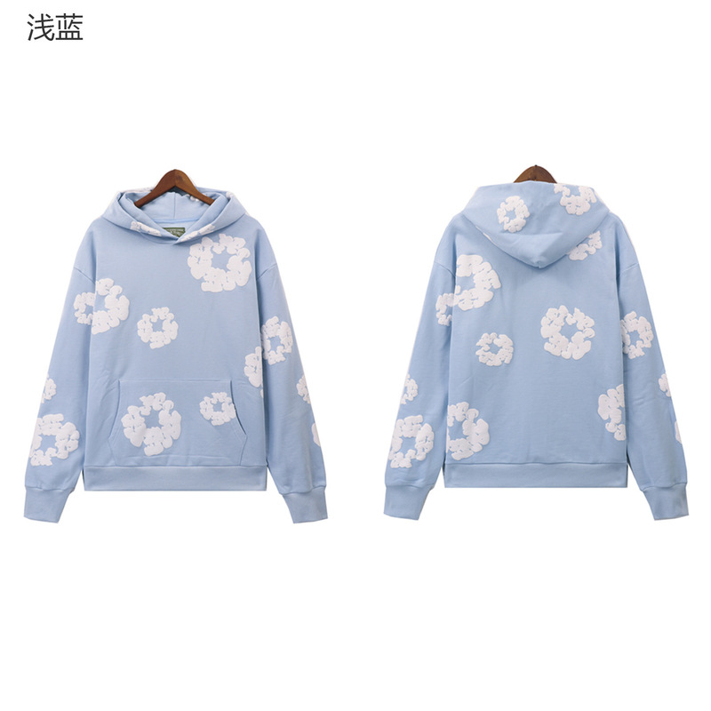 （全系列)外贸木棉花发泡印花短袖T恤连帽卫衣短裤子套装现货秒发|undefined