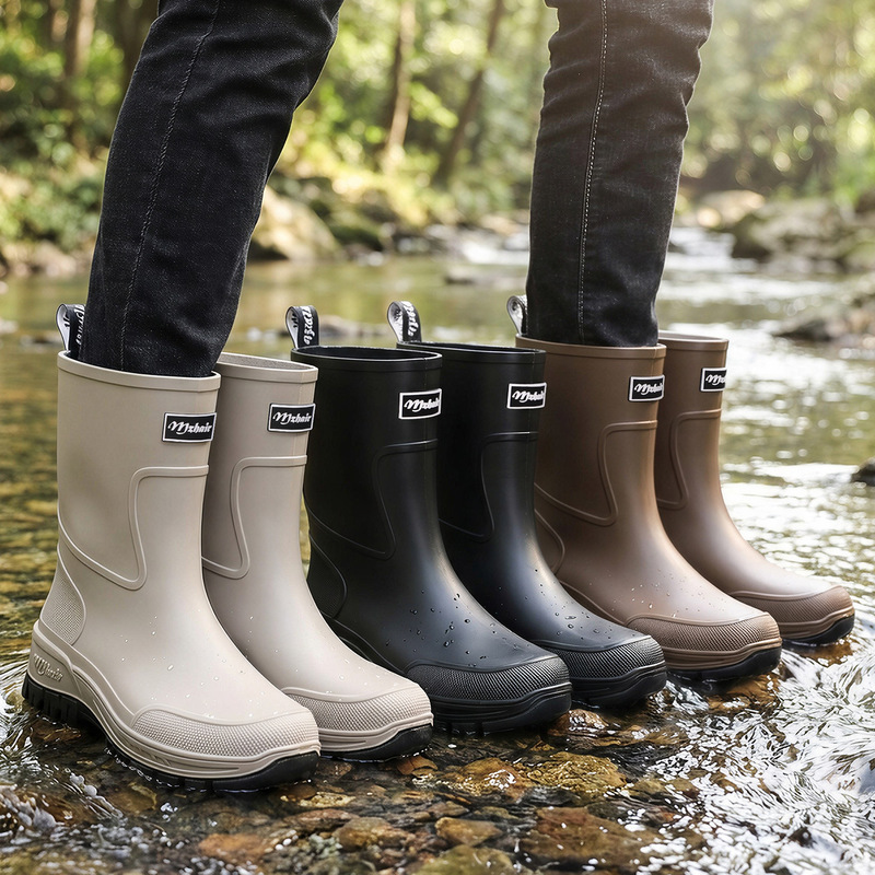 Men's Water Shoes, Rain Boots, Minimum Order of 1 Piece, Direct from the Factory, 7-Day No-Questions-Asked Return Policy, Non-Slip and Wear-Resistant Pvc Men's Rain Shoes Men's Water Shoes, Rain Boots, Minimum Order of 1 Piece, Direct from the Factory, 7-Day No-Questions-Asked Return Policy, Non-Slip and Wear-Resistant Pvc Men's Rain Shoes