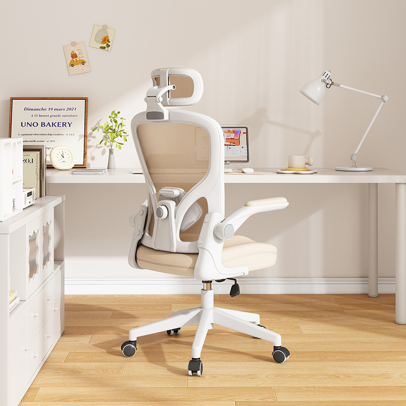 silla de computadora silla de oficina doméstica elevación silla giratoria respaldo cómodo asiento silla ergonómica cojín artefacto image 15