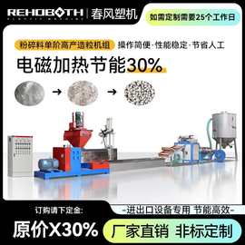 加工定制大型塑料辅机组合多功能造粒单机储料筒造粒机单机粉碎料