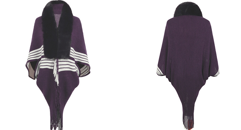 Fringe Cape Shawl Image 11