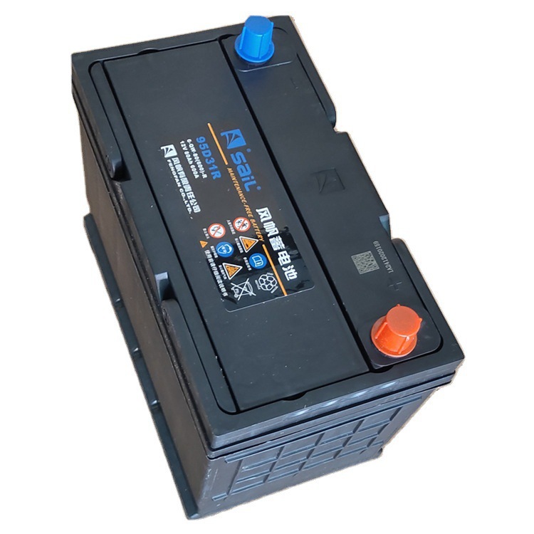 SaiL风帆蓄电池95D31R 6-QW-80(600)-R 12V80Ah免维护启动蓄电池