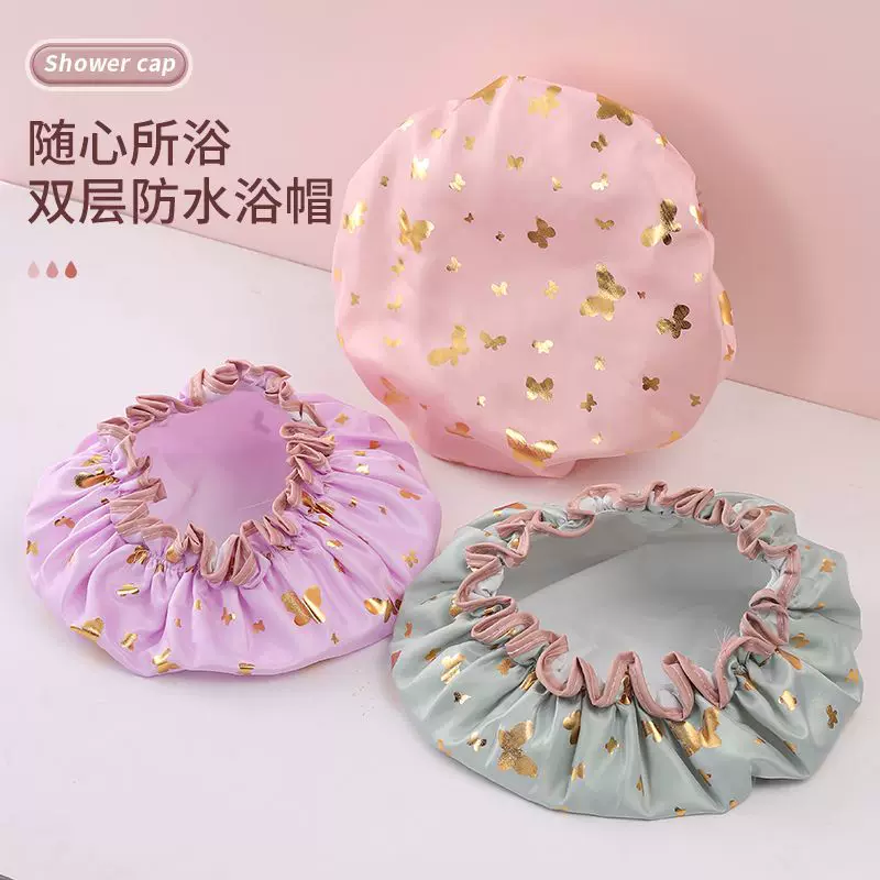 Прочная водонепроницаемая shower cap для детей и взрослых