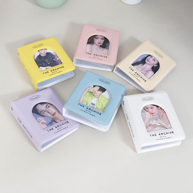 哪吒小马宝莉三丽欧3寸一宫格迷你插页式PP集卡册PVC拍立得相册