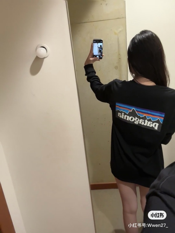 高品质Pata巴塔经典印花圆领长袖打底卫衣T恤男女山系情侣款长袖|undefined