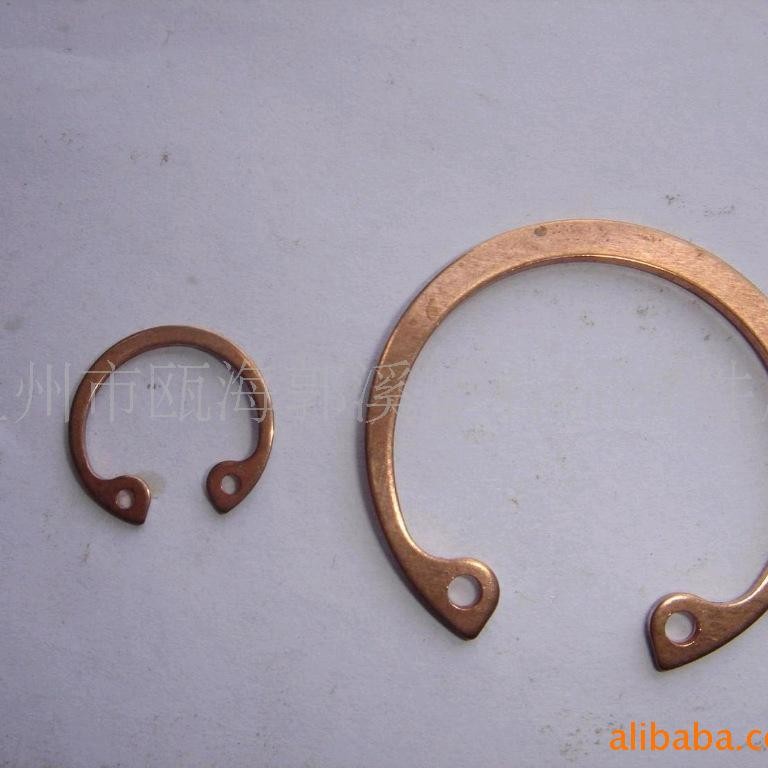 定 制供应铜卡簧铜挡圈