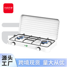 奥风外贸台式双灶液化燃气灶批发 跨境户外 GAS STOVE 煤气炉现货