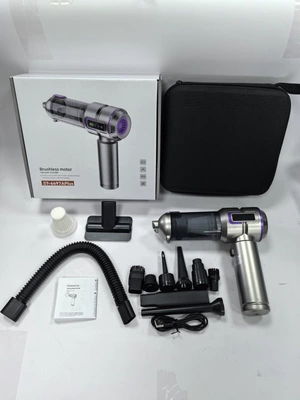Tozsoranlar – Vacuum Cleaner Brushless Lcd Display - st-6697-one-click-to-dust-silver-purple-suit