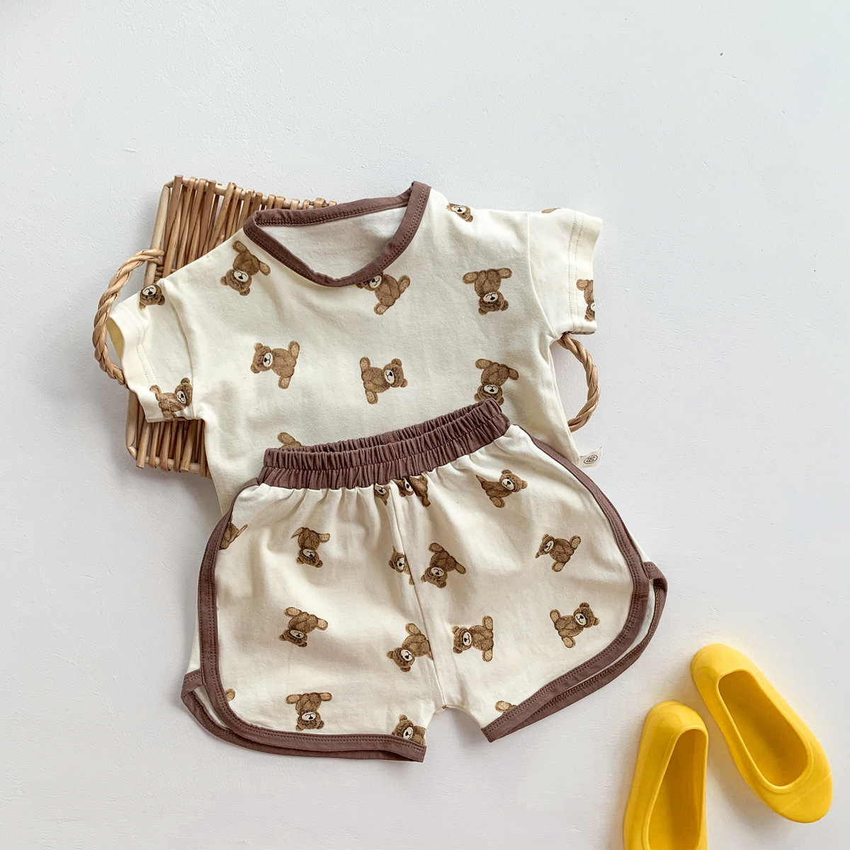 Baby Sleeveless Cute Smiley Loose Casual One-piece Thin Full Printed Romper display picture 22