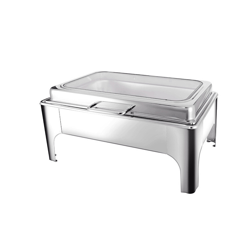 ステンレスビュッフェ食事炉油圧式緩降蓋ホテルレストラン商用布菲炉chafing dish|undefined