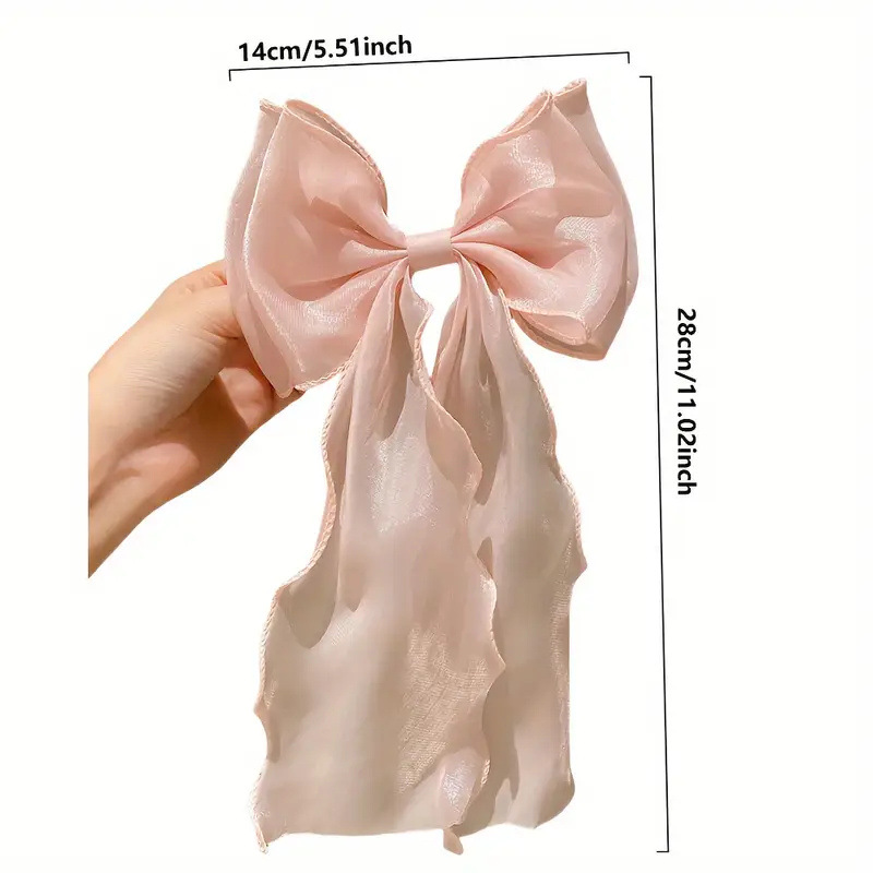 1 Piece Quantity Sweet Simple Style Women's Solid Color Cloth Hair Clip