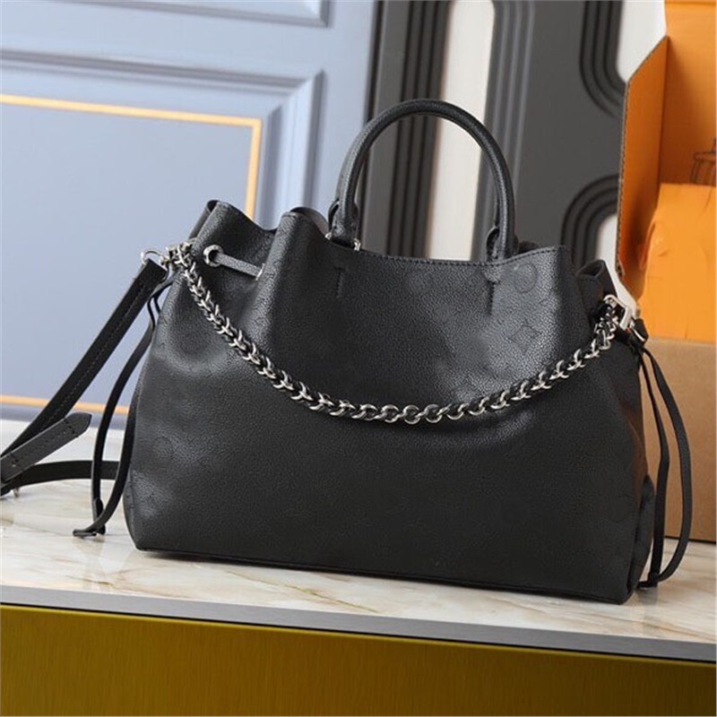 Donkey Brand Women's Bag Bellatote Moonlight Goddess Black Floral New Style Bucket Bag