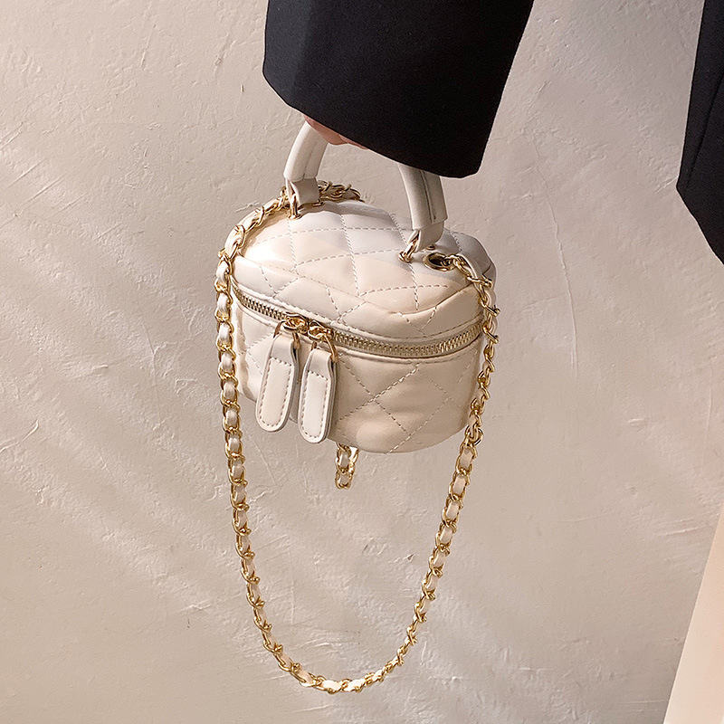 INS moda estilo Chanel estilo occidental niñas padre-hijo bolsa de cosméticos crossbody lápiz labial portátil auricular bolsa bolso de las mujeres
