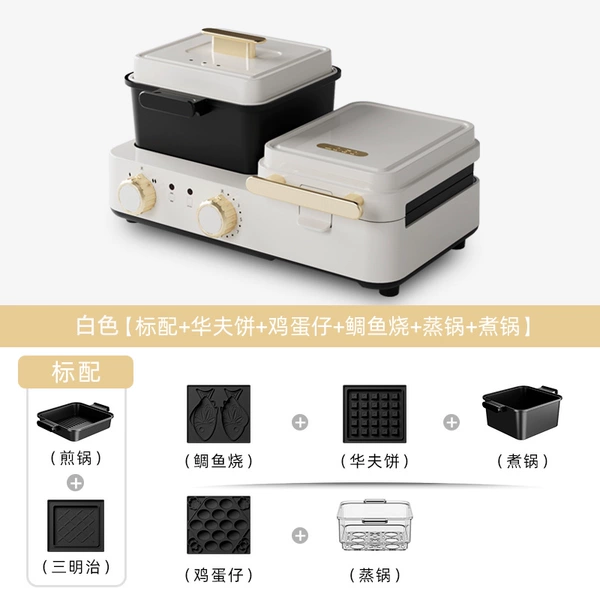 Creamy white [standard+Wahfu cake+egg noodle+sea bream, steamer+cooking pot]