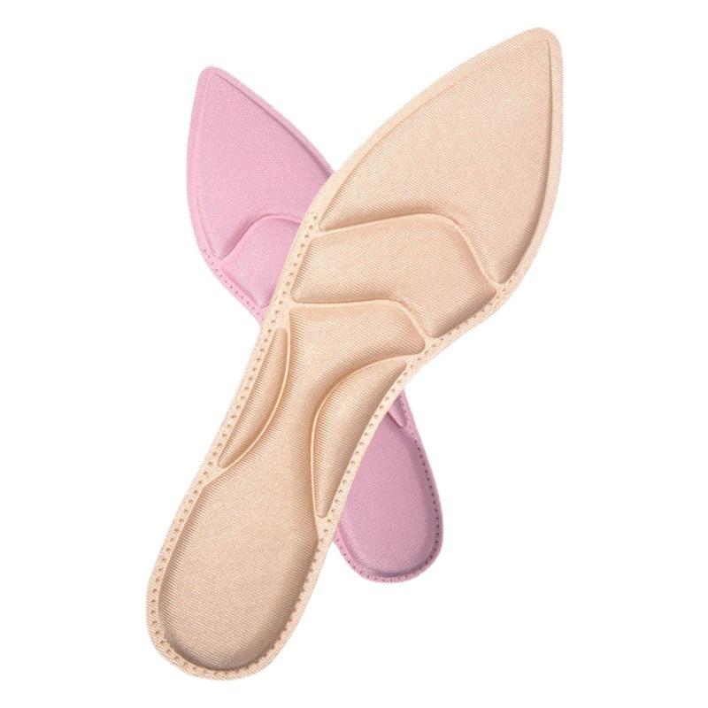 Zapatos de tacón alto plantilla de las mujeres al por mayor de fondo suave cómodo sudor absorbente desodorante transpirable ultra-Delgado almohadilla completa cuero genuino señaló zapatos de cuero de verano