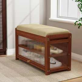 换鞋凳门口家用鞋柜可坐凳一体进门口长条凳入户轻奢高级感穿鞋凳