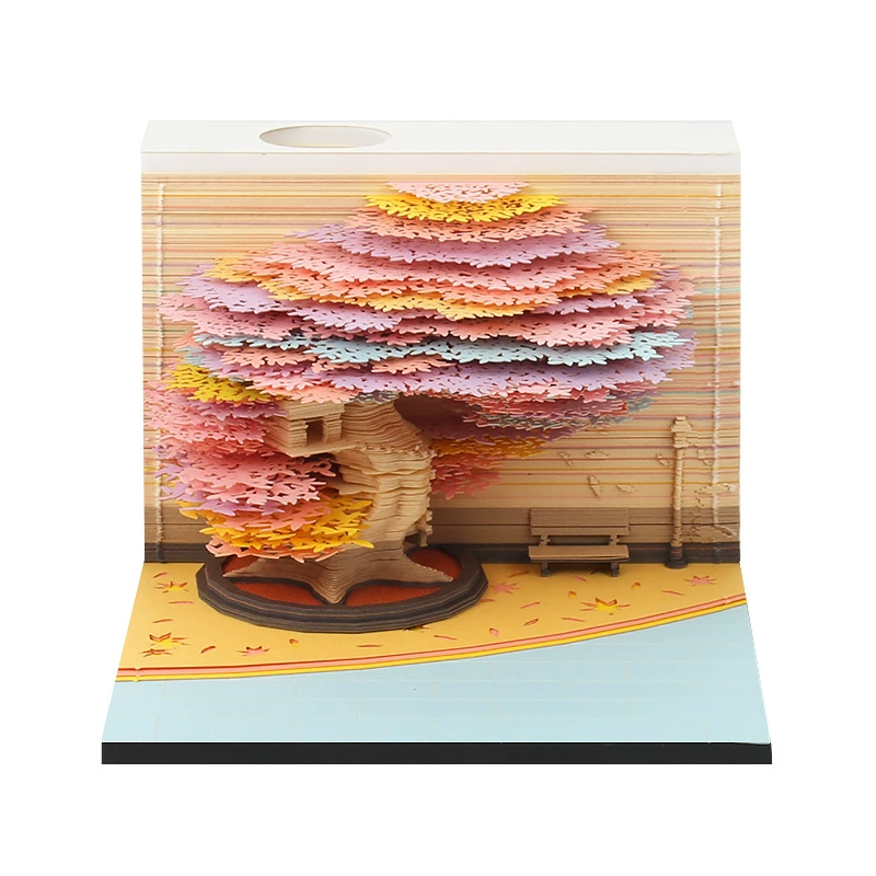 3D Castle Desk Calendar, Custom Creative Gift, 2026 Weekly Options with Lighted Covers