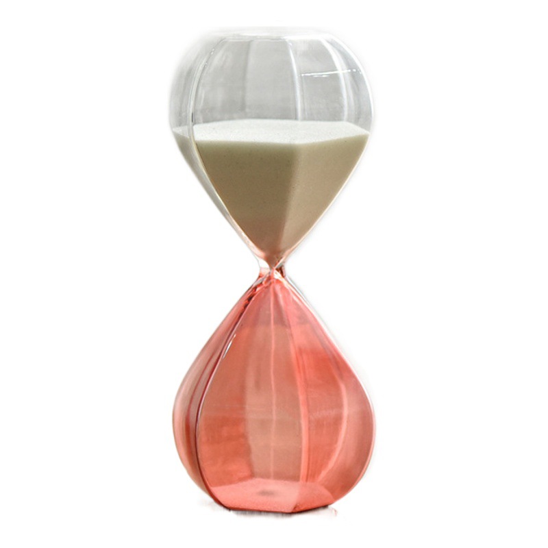 Nordic hogar vidrieras reloj de arena temporizador 30 minutos creativo regalo decoración temporada de graduación regalo del Día de San Valentín