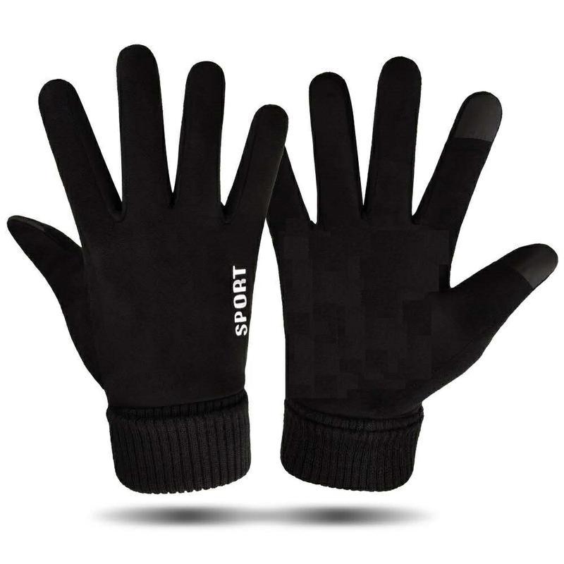 Polar fleece men's black