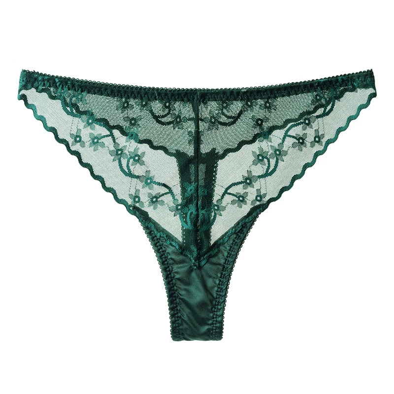 司尔健 Lace sexy breathable quick dry silk trousers, European style