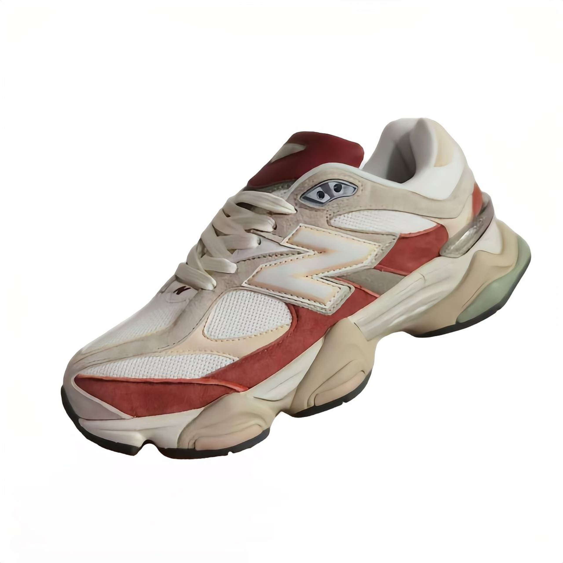 莆田純正NB9060小象蹄ユニセックスレトロカップルスポーツカジュアル高品質ランニングシューズ