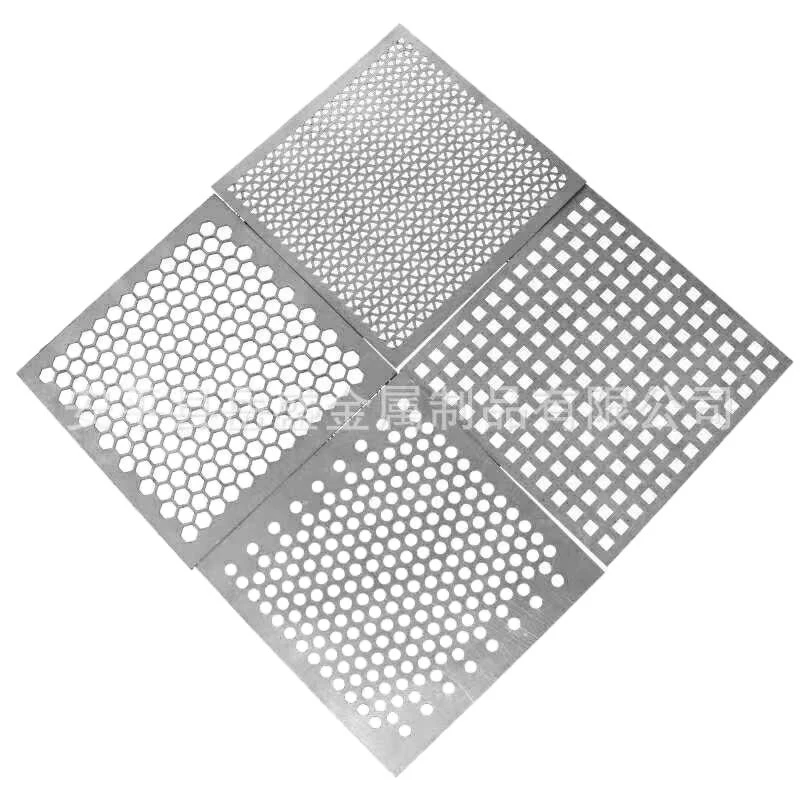 304 stainless steel perforated plate filter, round hole screen plate, perforated hole plate, building ceiling with hole baffle