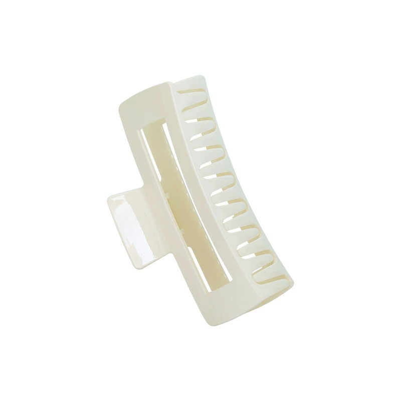 Hair Claw Clip (Summer) Rectangular Claw Hairgrip, Multi-Color, 8 cm Compact