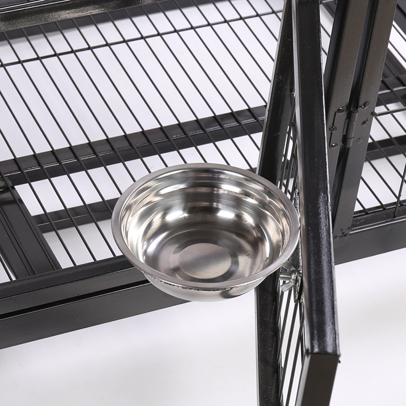 Pet bowl dog bowl cat bowl cat food bowl dog bowl feeder dog cage cat cage hanging bowl pet food bowl stainless steel 2