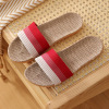 Summer slide suitable for men and women for beloved indoor, slippers, gradient, cotton and linen