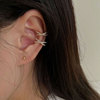 Ear clips, advanced earrings, no pierced ears, simple and elegant design, high-quality style, wholesale