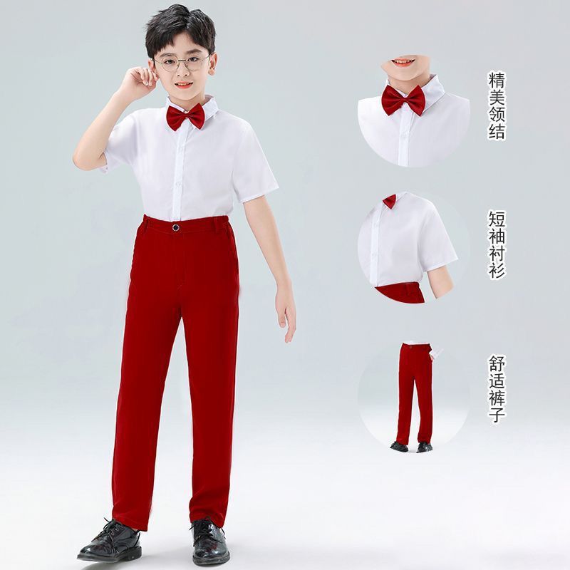 小中学生児童合唱団 赤い愛国朗読 歌う祖国 パフォーマンス衣装 詩朗読 女の子|undefined