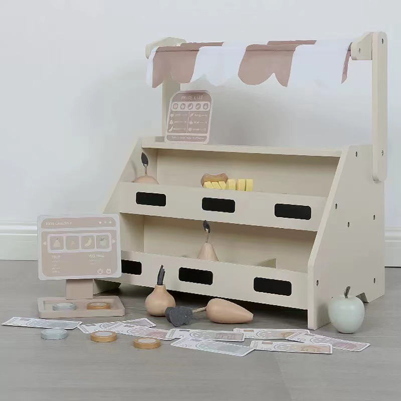 크림 과일 판매 카운터