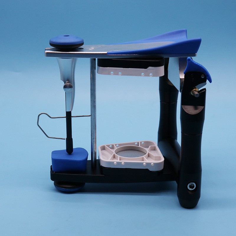 Dental completo ajustable mandíbula marco traje anatómico mandíbula marco dental boca completa ajustable mandíbula marco mecánico mordida marco cara arco