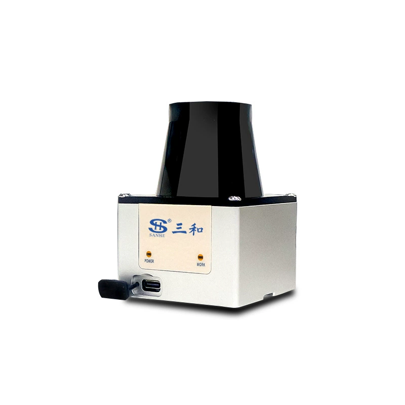 Industrial AGV obstacle avoidance lidar, 64 independent IO outputs, 50-meter ranging, high-precision sensor