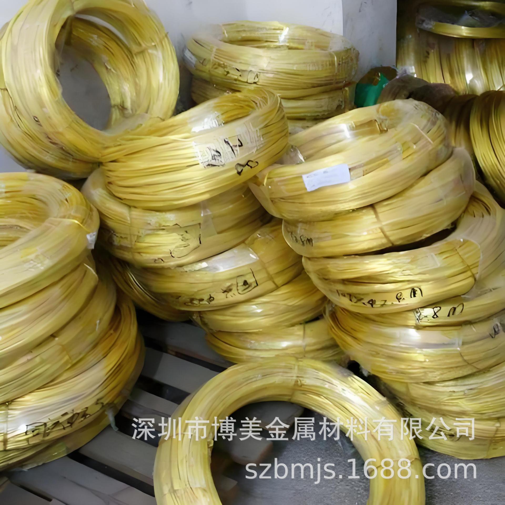 现货H65黄铜线 C3600黄铜线合金铜线锡青铜线裸铜线拉链H62黄铜线