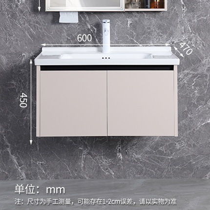 60 gabinete de cerámica + grifo