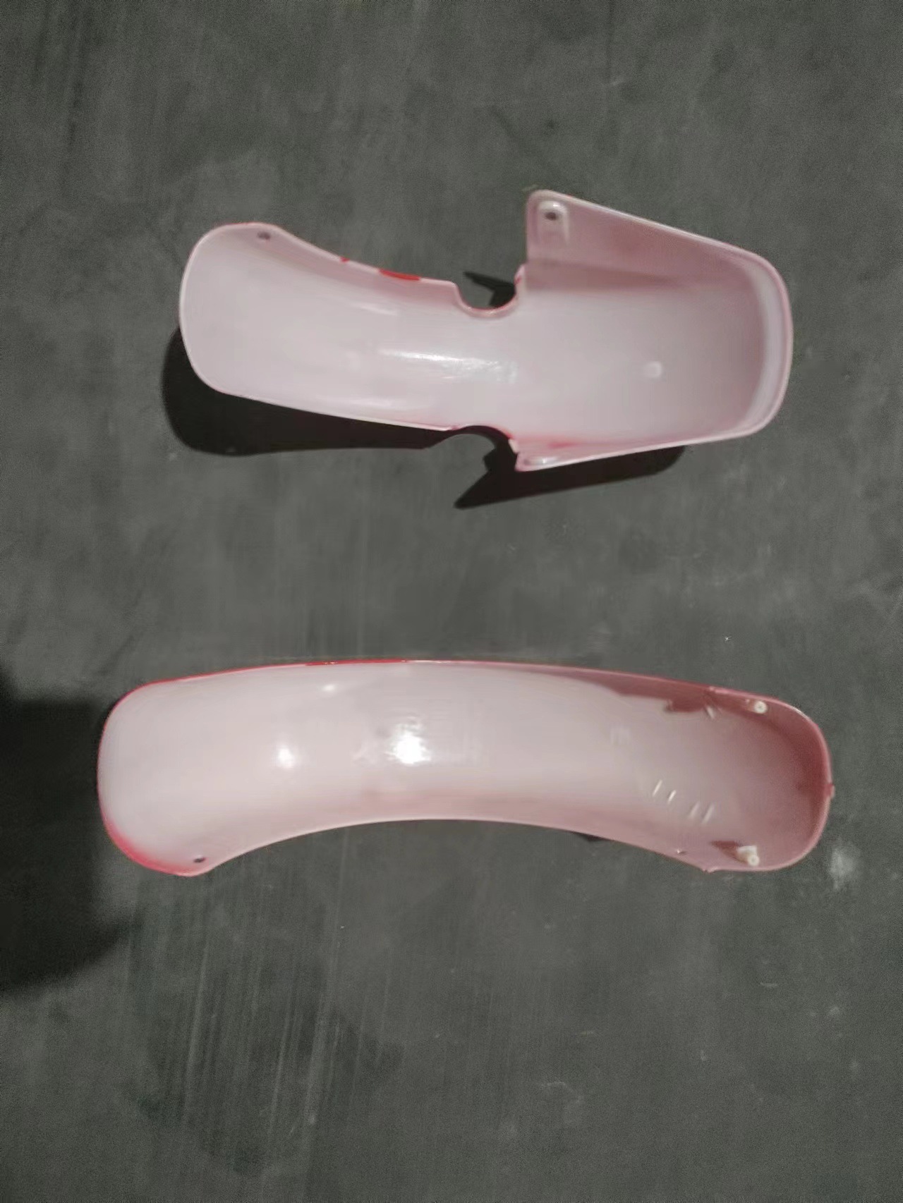Electric Vehicle Accessories for 300-10 Tire ShangQQ Red Mudguard