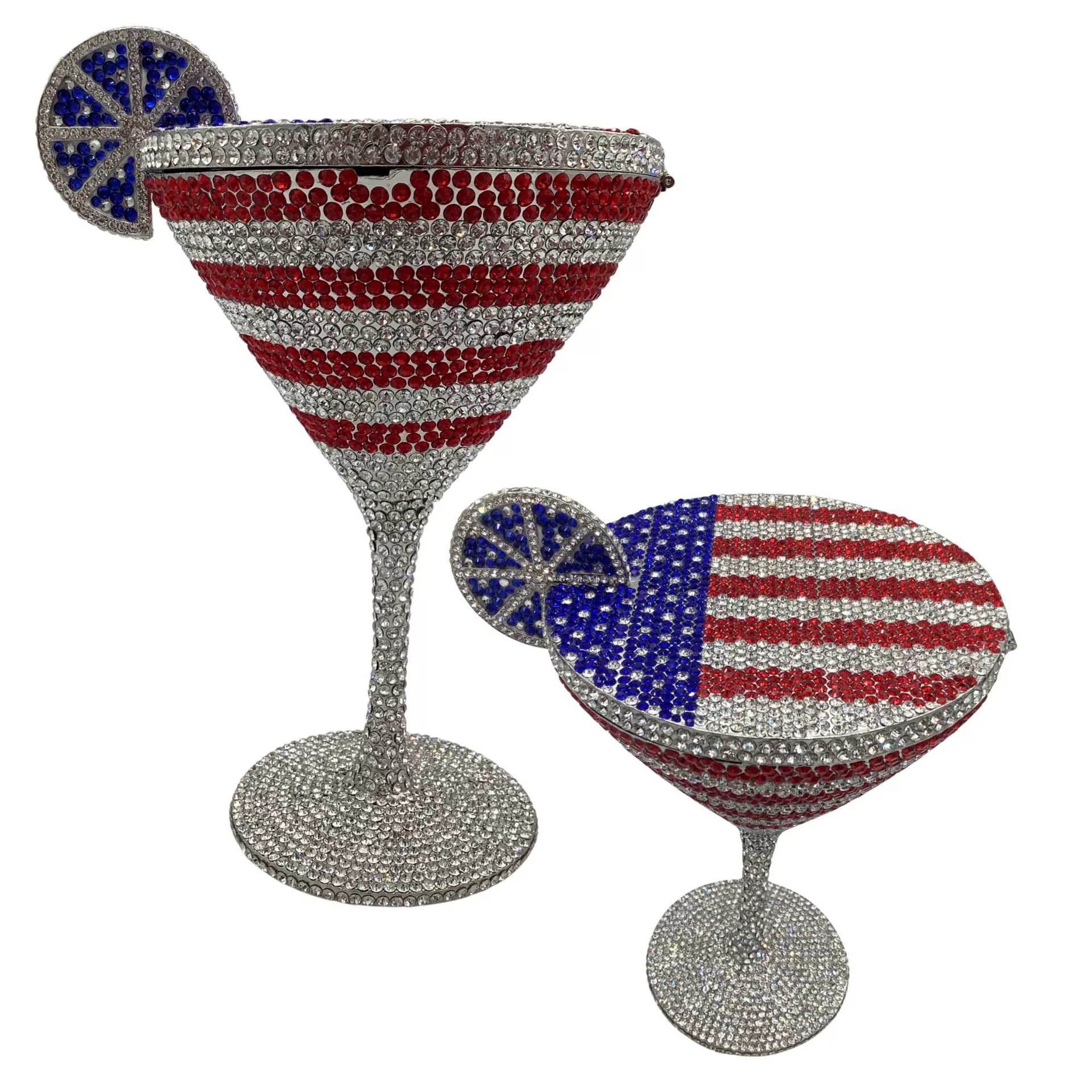 Стеклянная сумка Martini Crystal Cocktail Roulette Diamond Dinner Bag, новая бриллиантовая сумка для руки женщины